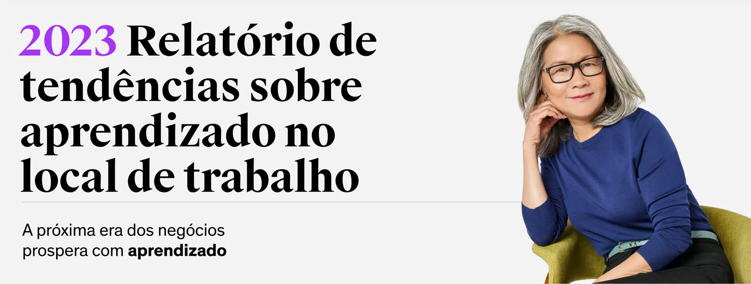 Relatório de tendências sobre aprendizado no local de trabalho 2023 da Udemy Business