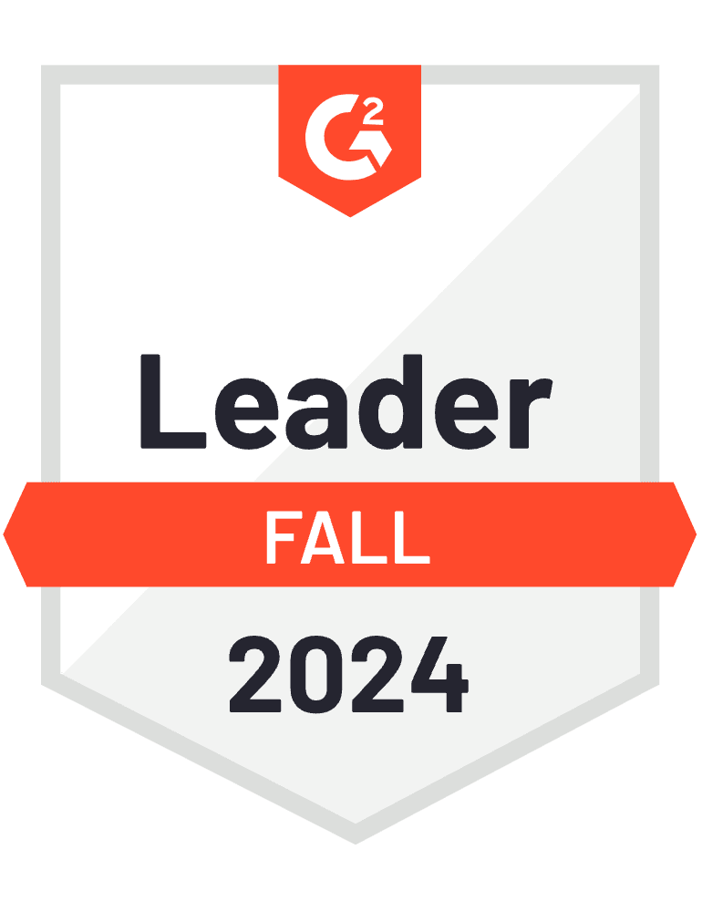 G2 badge awarded to Udemy Business for "Leader Fall 2024"