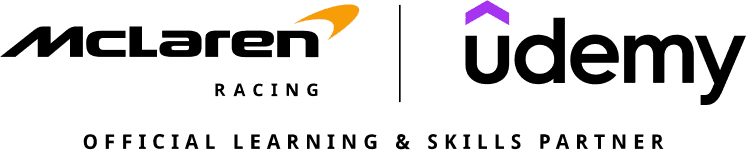 McLaren X Udemy Partnership Logo