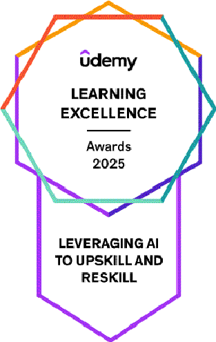 Udemy Learning Excellence Award - Leveraging AI to Upskill and Reskill