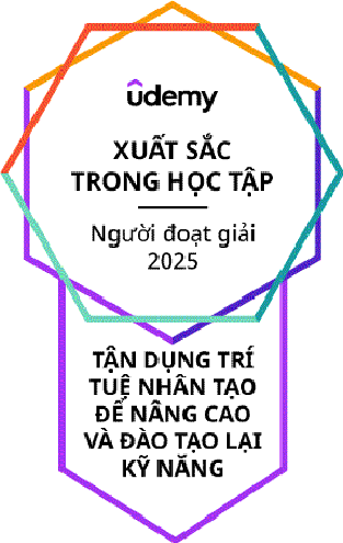 Giải thưởng Xuất sắc trong học tập của Udemy - Tận dụng trí tuệ nhân tạo để nâng cao và đào tạo lại kỹ năng