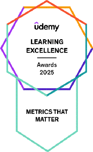 Udemy Learning Excellence Award - Metrics that Matter