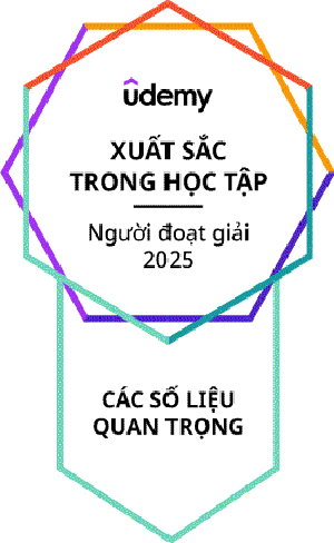 Giải thưởng Xuất sắc trong học tập của Udemy - Các số liệu quan trọng