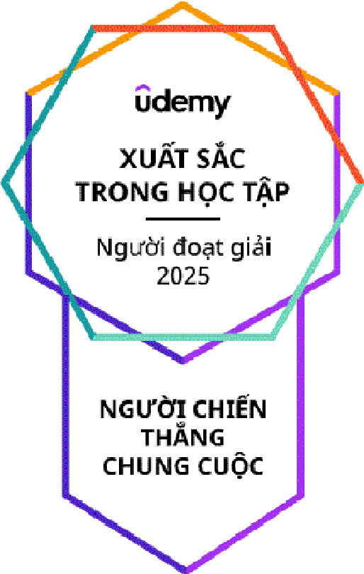 Giải thưởng Xuất sắc trong học tập của Udemy - Người chiến thắng chung cuộc