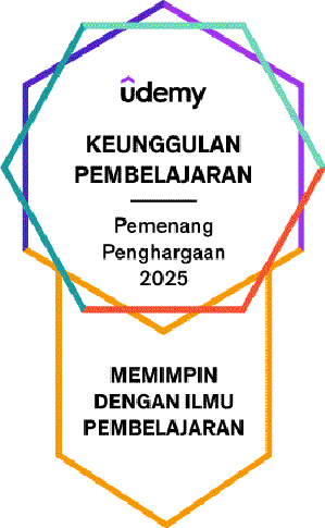 Penghargaan Keunggulan Pembelajaran Udemy - Memimpin dengan Ilmu Pembelajaran