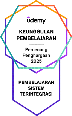 Penghargaan Keunggulan Pembelajaran Udemy - Pembelajaran Sistem Terintegrasi